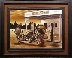 Buy Michael Godard  Historic Route 66  Original - Framed -  Acrylic On Canvas • 62,853.30£