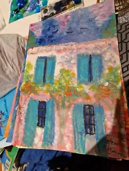Buy Painting Of A House Van Gogh Style • 26£