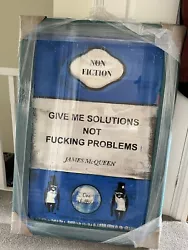 Buy James Mcqueen- Give Me Solutions Not Fucking Problems (rare) • 2,750£