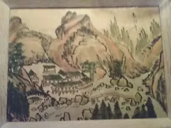 Buy Antique Painting On Rice Paper  Phyhun Temple At Diamond Mountains   Choe, Puk? • 226.79£