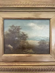 Buy Antique Oil Painting Of A Country Scene In A Gilt Frame • 125£