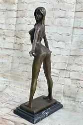 Buy Handcrafted Bronze Sculpture SALE Dancer Stripper Erotic Nude Original • 354.80£
