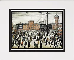 Buy L S Lowry,   Going To Work  Picture Print With A Mount • 14.50£
