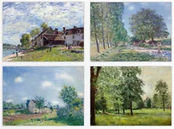 Buy A2227 Alfred Sisley Style Impression Landscape Decoration Painting HD Art Print • 4.46£