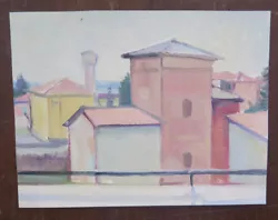 Buy Painting Oil Landscape View City Painting Original Artist Local P31 • 61.23£