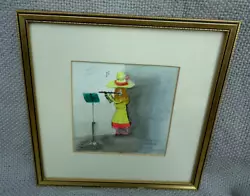 Buy Framed Pastel Painting Humorous  Musician Scene  By Van Clifford • 19.99£