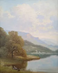 Buy Framed Original Oil On Canvas Fishing On The Loch Andrew Grant Kurtis 1993 • 89.99£