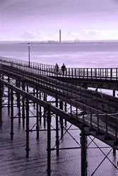 Buy Southend On Sea Pier And Beach Essex England UK Photograph Picture Poster Print • 2.99£