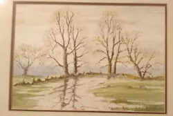 Buy Framed Watercolour Painting By B.E.M. Landscape. 43cm By 34cm Approx.  • 19.95£