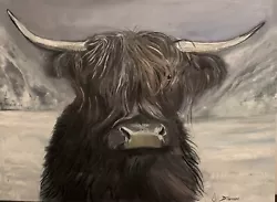 Buy Black Cow Portrait Bull  Horse Chicken Hen Highland  Scotland Aberdeen  Angu’s • 600£
