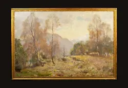 Buy Huge 19th Century Woodland Hillside Autumn Landscape David Murray (1849-1933) • 6,500£