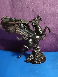 Buy CHINESE BRONZE FIGURINE Fabled Winged Horse. • 67£
