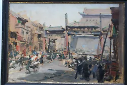Buy Erich Kips *1869 Busty Beijing Street Scene Quianmen Gate Beijing China 1910 • 4,796.28£