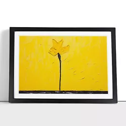 Buy Daffodil Flower Minimalism Framed Wall Art Poster Canvas Print Picture Painting • 16.95£