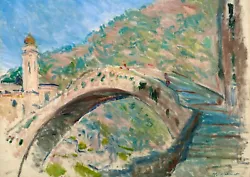 Buy Claude Monet, Bridge At Dolceacqua 1884 Wall Art Print Painting Poster A3 A4 • 7.99£