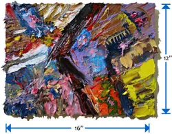 Buy Landscape Original Oil█painting█vintage█impressionism█art█modern Abstract Pop • 254.54£