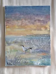 Buy Original Acrylic Painting By Jessica J Peck - Seascape With Terns. • 14£