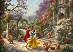Buy Disney Snow White Cartoon Painting Large Wall Art Framed Canvas Picture 20x30  • 20£