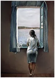 Buy The Woman At The Window 11x8 Iconic Salvador Dali Giclee Picture Print Painting • 5.99£