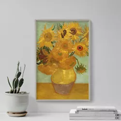 Buy Van Gogh - Sunflowers 2 (1889) V2 Poster, Art Print, Painting, Artwork, Gift • 5.50£