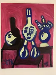 Buy Stunning Painting On Canvas By Sandra McKay Pablo Picasso Style • 20£