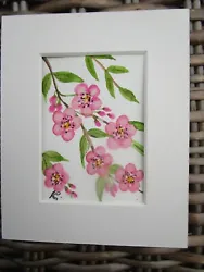 Buy Original Water Colour  Aceo Painting Cherry Blossom. • 3£