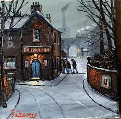 Buy JAMES DOWNIE  Oil Painting Latest From My Art    Shed, After Hours 30x30cm • 10£