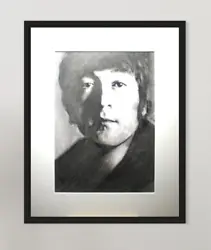 Buy Original Charcoal Portrait Of John Lennon. • 65£