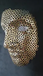 Buy Metal Wall Art Large Torso Face Sculpture Abstract Decor Unique Metal Art Signed • 500£