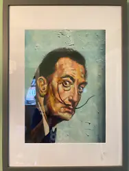 Buy Salvador Dali Original Oil Portrait Painting Giclee Print A2 Frame With A3 Print • 75£