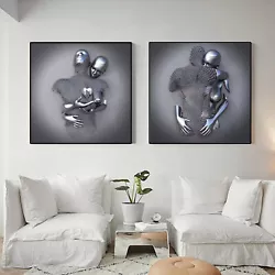 Buy Modern Abstract Sculpture Wall Painting Home Wall Art Home Decoration 40x40cm • 6.96£