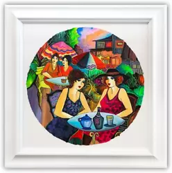 Buy Patricia Govezensky- Original Watercolor  Lunch In The City  • 3,527.98£