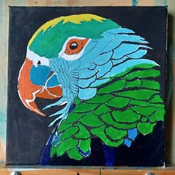 Buy Stunning Pop Art Style Parrot Painting • 20£