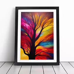 Buy Tree Paint Pouring Vol.2 Wall Art Print Framed Canvas Picture Poster Decor • 14.95£