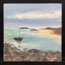 Buy Contemporary English School Acrylic On Canvas Coastal Landscape Painting. • 12£