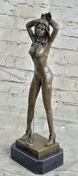 Buy Large Erotic Nude Woman Bronze Sculpture Naked Figurine Figure Erotic Artwork • 236.27£