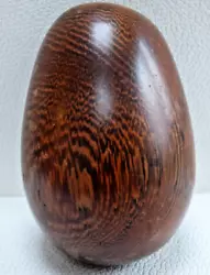 Buy Polished Wood Egg Decor Simulation Kids Easter Solid Decoupage Craft Brown Dark • 7.99£