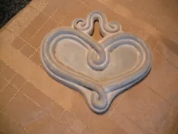 Buy Isabel Bloom Signed Green Friendship Heart Art Sculpture • 16.53£