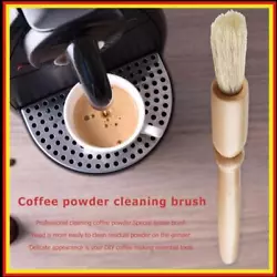 Buy Wood Dusting Espresso Brush Accessories Wood Handle Durable For Home And Kitchen • 3.23£