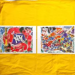 Buy Printmaker Shiko Munakata Japanese Painting Kintaro Momotaro Folding Screen Colo • 145.52£