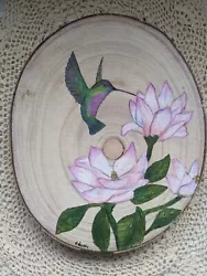 Buy Hummingbird On Wood Art Painting • 7£