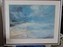 Buy Original Pastel  Beach With Figure  By Wendy McBride 95 • 249.99£