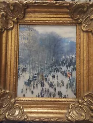 Buy Claude Monet   'boulevard Des Capucines'  Artist Enhanced Painting. • 250£