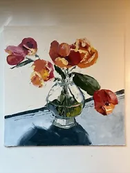 Buy Oil Painting Still Life Flowers Tulips • 30£