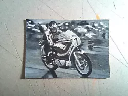 Buy Original ACEO Watercolour Miniature Signed. Barry Sheene Black And White  • 4.99£