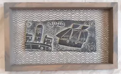 Buy John Maltby Ceramic Plaque Boat Entering A Harbour Hand Painted Frame • 820£