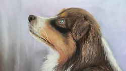 Buy Pastel Dog Portrait Dog Painting Cute Animal Artwork Dog Art • 14.99£