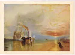 Buy The Fighting Temeraire Joseph Mallord William Turner Vintage Print Picture 1934 • 3.49£