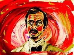 Buy Original Painting Of Andrew Sachs Manuel From Fawlty Towers By Georgina Baillie • 550£