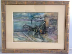 Buy Pastel Painting/Navy/Catalan Boat/Medeterranné XXth/Pastel Painting  • 137.04£
